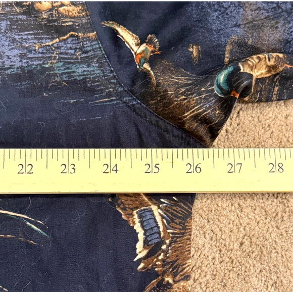 RedHead Long Sleeve Mens Button Down Shirt Size XLT Tall Hunting Dog Cotton - Picture 7 of 7